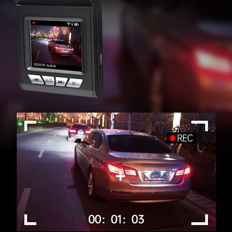 Caméra HD autocollante pour tableau de bord